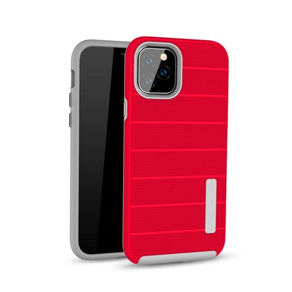 Hybrid case for iPhone 11 models - Red - Picture 1 of 1